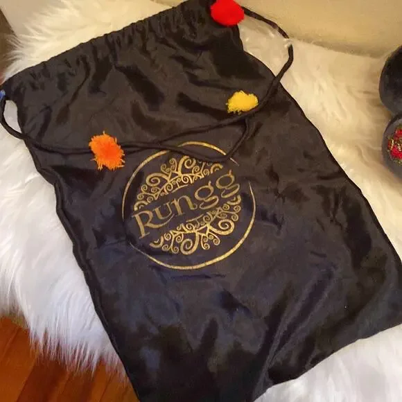 Rungg Gold Bloom handmade in India Velvet embellished shoes size 39/ US 8- 8.5 - Picture 11 of 12